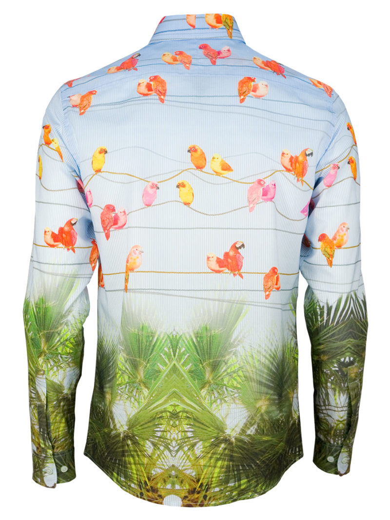 Extravagantes Herrenhemd Birdy - Paul von Alpen - fashion shirt