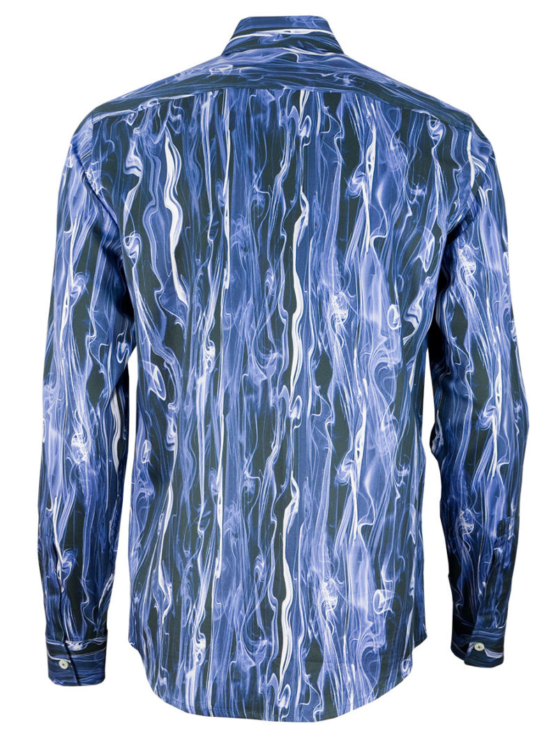 Herrenhemd Blue Smoke - Paul von Alpen - unusual shirt