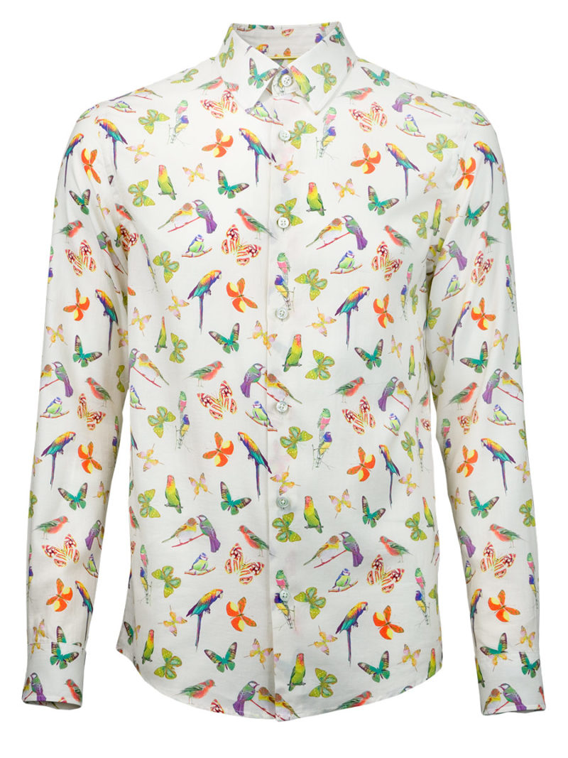 Sommerhemd Butterfly Summer - Paul von Alpen - fashion design shirt